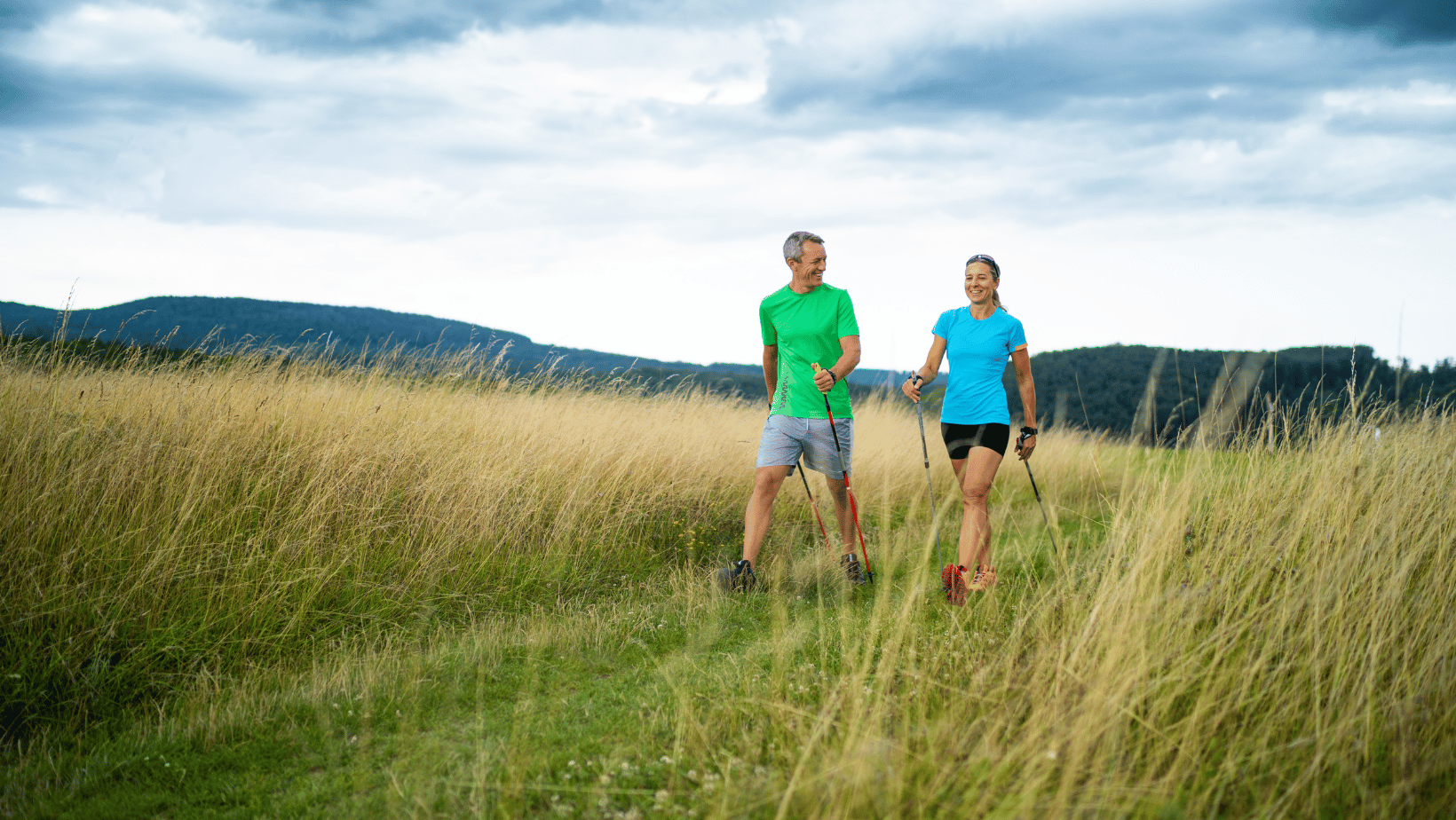 Kijki do nordic walking Alpinus Latemar - kolor: żółty